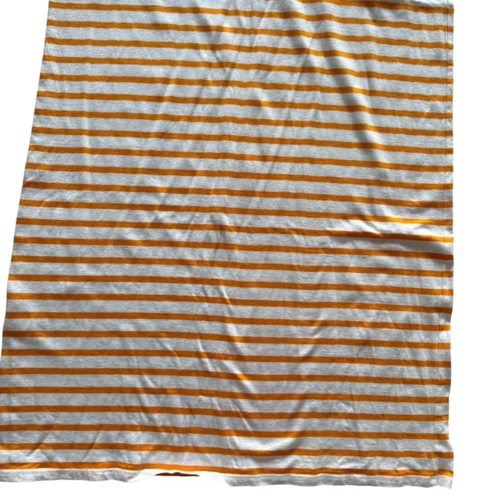KULE Orange and White Striped Maxi Dress